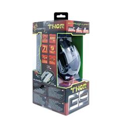 DRAGON WAR G9 Thor Design Blue Sensor Gaming Mouse, w/Mouse Mat