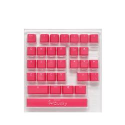 Ducky Rubber Gaming Keycap Set - Red - 31pcs