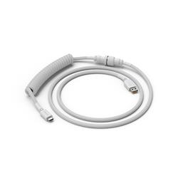 Glorious USB-C Coiled Cable - Ghost (GLO-CBL-COIL-WHITE)(Open Box)