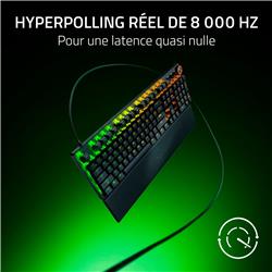 RAZER Huntsman V3 Pro 8 kHz Pleine grandeur Clavier de jeu, Noir