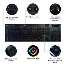 LOGITECH G915 LIGHTSPEED Wireless RGB Gaming Keyboard - Clicky