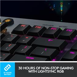 LOGITECH G915 LIGHTSPEED Wireless RGB Gaming Keyboard - Clicky