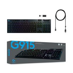 LOGITECH G915 LIGHTSPEED Wireless RGB Gaming Keyboard - Clicky