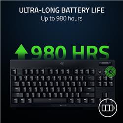 RAZER BlackWidow V4 Low Profile TKL (80 %) Clavier de jeu, Noir
