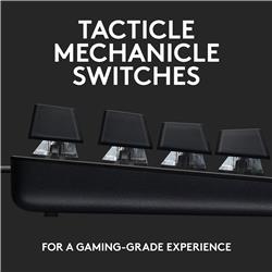 LOGITECH G413 SE Full-Size (100%) Gaming Keyboard, black