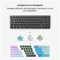 GLORIOUS GMMK2 Barebones 65% Keyboard Kit - White