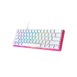 HYPERX Alloy Origins 60 Pink: 60% Form, HyperX Red, RGB, PBT Keycaps(Open Box)