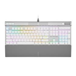 CORSAIR K70 PRO Optical-Mechanical Wired CORSAIR OPX Optical Switch Keyboard with RGB Backlighting – White(Open Box)