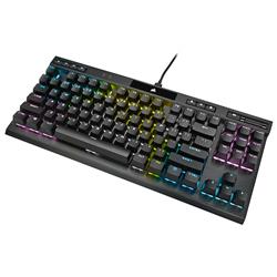 CORSAIR K70 RGB TKL CHAMPION SERIES Tenkeyless Optical-Mechanical Wired CORSIAR OPX Switch Keyboard  with RGB Backlighting –...