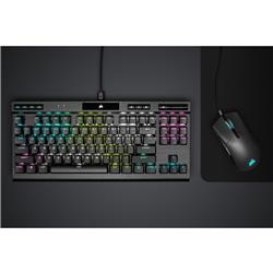 CORSAIR K70 RGB TKL CHAMPION SERIES Tenkeyless Optical-Mechanical Wired CORSIAR OPX Switch Keyboard  with RGB Backlighting –...