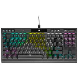 CORSAIR K70 RGB TKL CHAMPION SERIES Tenkeyless Optical-Mechanical Wired CORSIAR OPX Switch Keyboard  with RGB Backlighting –...