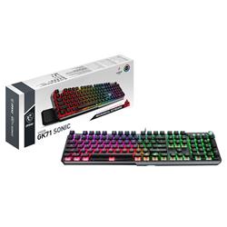 MSI VIGOR GK71 SONIC Gaming Keyboard - Red Switch(Open Box)