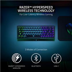 RAZER BlackWidow V4 Mini HyperSpeed Wireless Gaming Keyboard