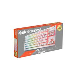 STEELSERIES Apex 3 TKL TKL (80%) Gaming Keyboard, White