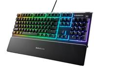 STEELSERIES Apex 3 Pleine grandeur Clavier de jeu, Noir
