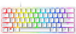 Clavier de jeu Razer Huntsman Mini 60 %, blanc (anglais), profil standard, commutateur optique analogique Razer™ de 2e génér...