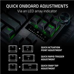 RAZER Huntsman V3 Pro 8 kHz Pleine grandeur Clavier de jeu, Noir