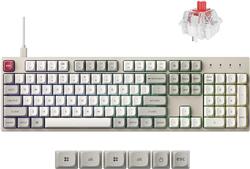 Keychron C2 Pro 8K Pleine grandeur Clavier de jeu, Blanc(Open Box)