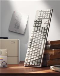 Keychron C2 Pro 8K Pleine grandeur Clavier de jeu, Blanc(Open Box)
