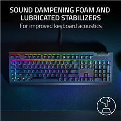 RAZER BlackWidow V4 X Pleine grandeur Clavier de jeu, Noir