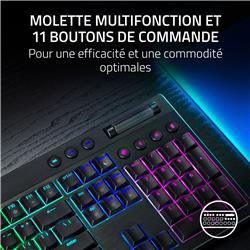 RAZER BlackWidow V4 Low Profile Full Size Gaming Keyboard, Black