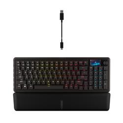 CORSAIR VANGUARD 96-MLX Pulse 96 % Clavier de jeu, Noir - Disposition US ANSI, Anglais, Profil régulier, Interrupteurs linéaires (CH-91E901I-NA)