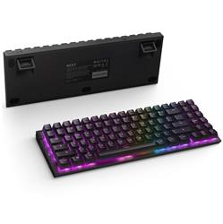 NZXT Function 2 - Mini clavier de jeu sans pavé numérique (TKL, 80 %), noir, profil standard (KB-002NB-US)