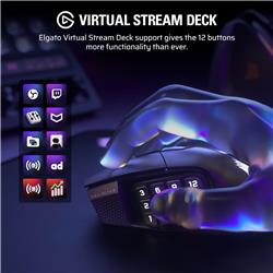 CORSAIR Scimitar Elite Wireless SE Gaming Mice - Gris canon(Open Box)