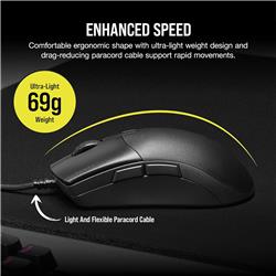 CORSAIR Droitier Gaming Mice - Noir ()(Open Box)