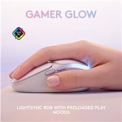 LOGITECH G705 Wireless Gaming Mouse, Customizable LIGHTSYNC RGB Lighti