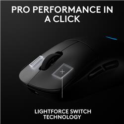 LOGITECH G PRO 2 LIGHTSPEED Wireless Gaming Mouse- Black