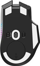 MSI VERSA PRO WIRELESS Gaming Mice - Black, 15 Buttons with 13 Programmable Buttons via MSI Center, 26000 DPI (VERSA PRO W)