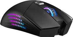 MSI VERSA PRO WIRELESS Gaming Mice - Black, 15 Buttons with 13 Programmable Buttons via MSI Center, 26000 DPI (VERSA PRO W)