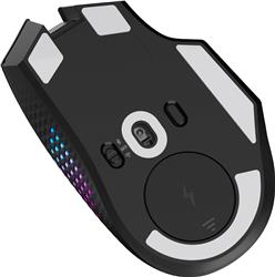 MSI VERSA PRO WIRELESS Gaming Mice - Black, 15 Buttons with 13 Programmable Buttons via MSI Center, 26000 DPI (VERSA PRO W)