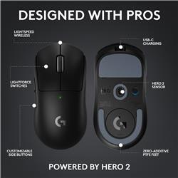 LOGITECH G PRO X SUPERLIGHT 2c Gaming Mice - Noir(Open Box)