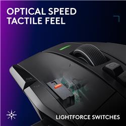 Souris de jeu sans fil LOGITECH G502 X LIGHTSPEED - commutateurs optiq