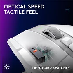 Logitech G G502 X LIGHTSPEED Wireless Gaming Mouse (White)(Open Box)