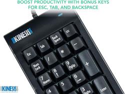 KINESIS AC210USB-BLK Productivity Keyboard, Noir -