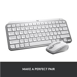 Introducing MX Keys Mini, a smaller, smarter, and mightier minimalist keyboard made for creators in Pale Grey