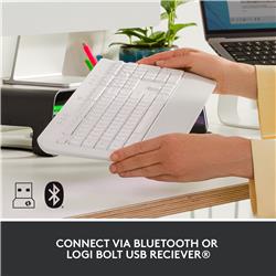 LOGITECH SIGNATURE K650 wireless keyboard (Off-white) w/Bolt Receiver