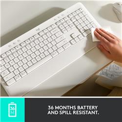 LOGITECH SIGNATURE K650 wireless keyboard (Off-white) w/Bolt Receiver