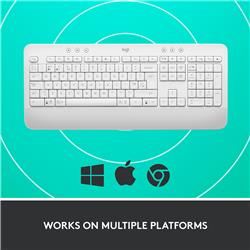 LOGITECH SIGNATURE K650 wireless keyboard (Off-white) w/Bolt Receiver