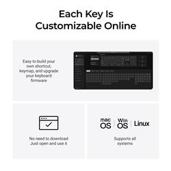 Keychron B6 Pro Pleine grandeur Clavier de productivité, Noir(Open Box)