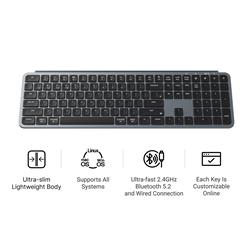 Keychron B6 Pro Pleine grandeur Clavier de productivité, Noir(Open Box)