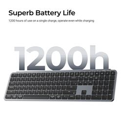 Keychron B6 Pro Pleine grandeur Clavier de productivité, Noir(Open Box)