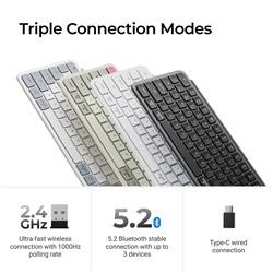Keychron B6 Pro Pleine grandeur Clavier de productivité, Noir(Open Box)