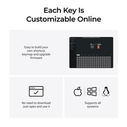 Keychron Lanceur de pattes Touche unique esthétique