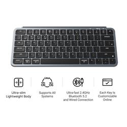 Keychron B1 Pro 75 % Clavier de productivité, Noir