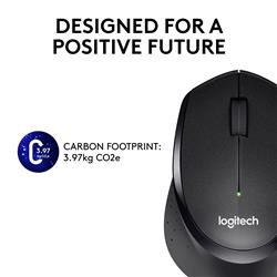 LOGITECH M330 Silent  Wireless Mouse - Black