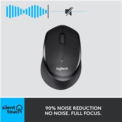 LOGITECH M330 Silent  Wireless Mouse - Black